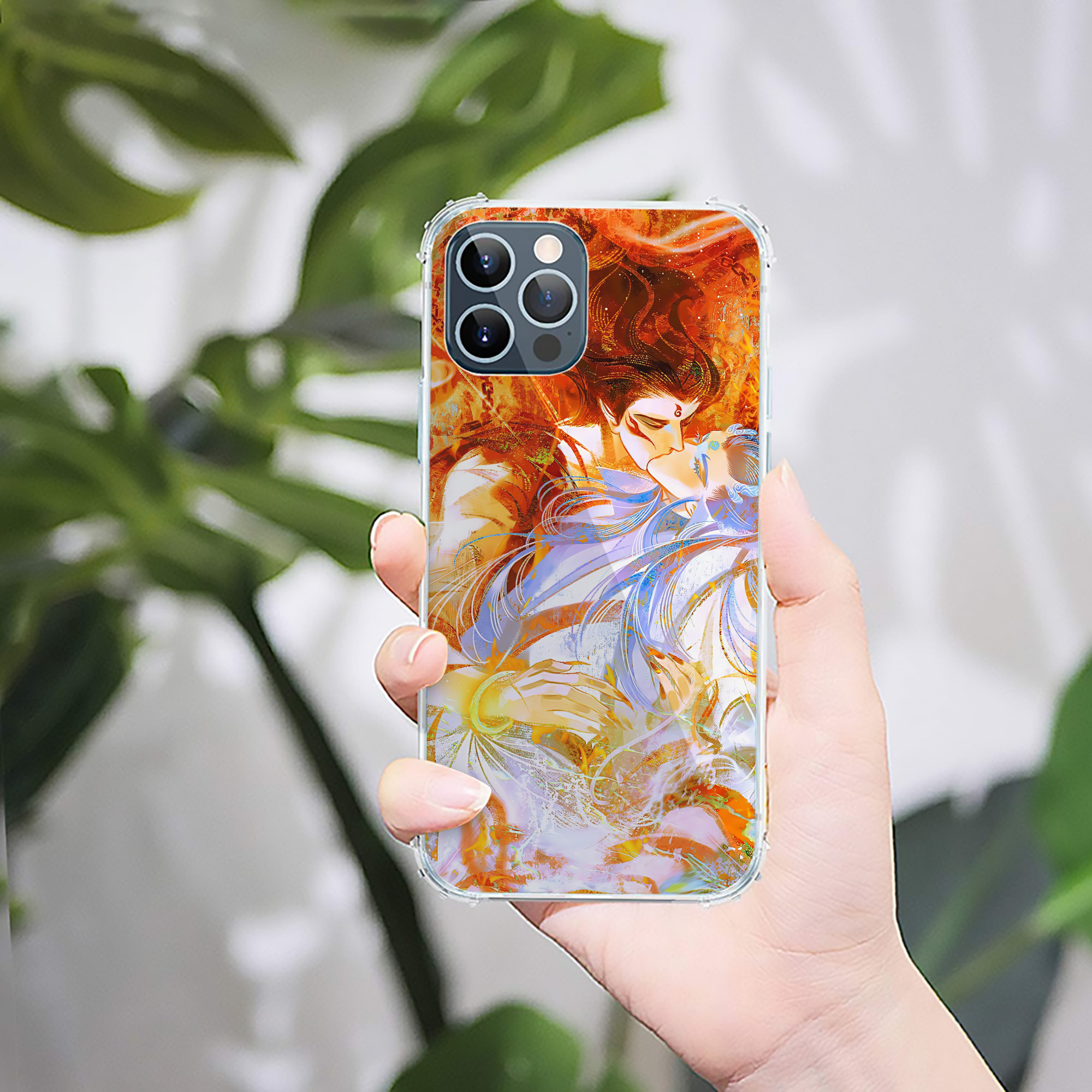 （画像用） Ne Zha 2 ナタ 魔童の大暴れ 【iPhone 12シリーズ対応】透明スマホケース（クリアソフトケース）
